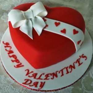 Attached Heart Cake